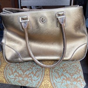 Tory Burch gold purse